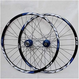 ZHTY Mountain Bike Wheel ZHTY Mountain bike wheelset, 29 / 26 / 27.5 inch bicycle wheel (front + rear) double-walled aluminum alloy rim quick release disc brake 32H 7-11 speed Bike Wheels