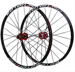 ZHTY Mountain Bike Wheel ZHTY Mountain Bike Wheelset Bicycle Wheels Double Wall Alloy Rim Carbon Drum F2 R5 Palin Bearing Quick Release Disc Brake 24H 11 Speed Bike Front and Rear Wheels