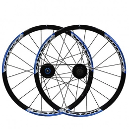ZLYY Spares ZLYY Mountain Bike Wheelset, 20inch foldBicycle Wheel, Aluminum Alloy Disc-Brake Cycling Rim Wheel Fast Release Front Wheel Rear Wheel 7 8 9 Speed 20H, C, 20 inches