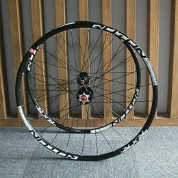 ZLYY Spares ZLYY MTB Carbon Hub Bike Wheelset 26" 27.5" 29" Mountain Bike Wheels 25mm Rim 7-11s Bicycle Wheel Sets Disc Brake Wheels (Color : 26 Black front QR)