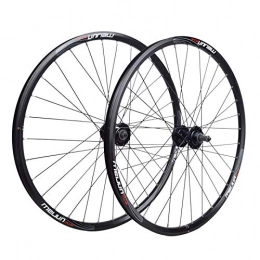 ZNND Spares ZNND 20 26 Inch Bicycle Wheelset MTB Mountain Bike Wheel Set Disc Brake Double Layer Alloy Front Rear Rim 7 8 9 10 11 Cassette (Size : 26inch)
