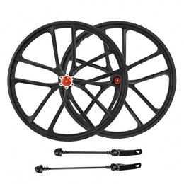 ZNND Spares ZNND 20 Inch Bicycle Wheel, Magnesium Alloy Mountain Bike Quick Release Disc Brake Wheel Cassette Wheel Set