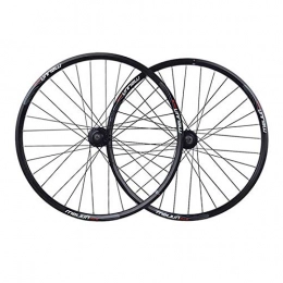 ZNND Spares ZNND 26" / 20" Inch Mountain Bike Wheelset MTB Double Wall Aluminum Alloy Disc Brake Cycling Bicycle Wheels 32 Hole Rim 6 / 7 / 8 / 9 Speed (Size : 20in)