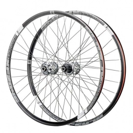 ZNND Spares ZNND 26" / 27.5" / 29" Inch Mountain Bike Wheelset Aluminum Alloy The Classic 6 Pawl 72 Click Quick Release Disc Brake 8-11 Speed (Color : A, Size : 27.5in)