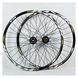 ZNND Spares ZNND 26 27.5 / 29 Inch Mountain Bike Wheelset Double Layer Rim Disc / Bicycle Wheel Disc Brake 7-11 Speed Palin Bearing Hub Quick Release 32H (Color : D, Size : 27.5in)
