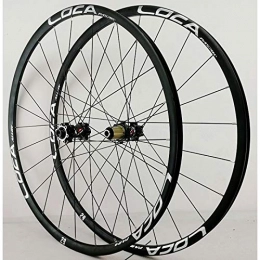 ZNND Spares ZNND 26 27.5 29IN 700C Cycling Wheels Set Mountain Road Bike Wheelset Ultralight Alloy Thru Axle Front Rear Rim Disc Brake 8 9 10 11 12Speed (Color : Black hub, Size : 27.5Inch)