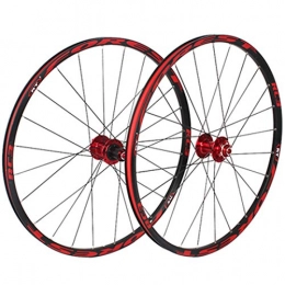 ZNND Spares ZNND 26" / 27.5" Inch Mountain Bike Wheelset Disc Brake Bicycle Double Wall Alloy Rim MTB QR 7 8 9 10 11Speed Front 2 Rear 5 Palin 24H (Color : D, Size : 27.5in)