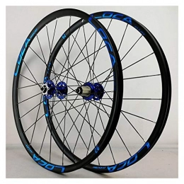 ZNND Spares ZNND 26" / 27.5" Inch Mountain Bike Wheelset Double Wall Ultra-Light Aluminum Alloy Disc Brake For 7 / 8 / 9 / 10 / 11 / 12 Speed Freewheel (Color : F, Size : 26in)