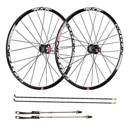 ZNND Mountain Bike Wheel ZNND 26 / 27.5 Inch MTB Bike Wheelsets, Double Wall Carbon Fiber Aluminum Alloy Disc Rim Brake Quick Release 7 8 9 10 11 Speed (Color : A, Size : 29 inch)