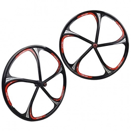 ZNND Spares ZNND 26" Bike Wheelset Front Rear Wheel Set Mountain Bicycle Double Wall Magnesium Alloy MTB Rim Disc Brake 7-11 Cassette Quick Release