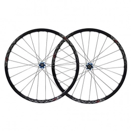 ZNND Mountain Bike Wheel ZNND 26 Inch Mountain Bike Wheelset Double Wall Aluminum Alloy Quick Release Disc Brake Cycling Bicycle With Straight Pull Hub 24 Holes Rim 8 / 9 / 10 (Color : C)