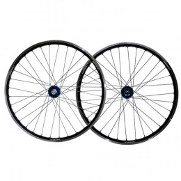 ZNND Spares ZNND 26 Inch Wheel Mountain Bike Front And Rear MTB Bicycle Wheelset Double Wall Alloy Rim Disc / V Brake QR 7 8 9 Speed 2 Palin Bearing Hub 32 Hole