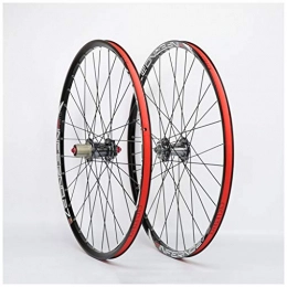 ZNND Mountain Bike Wheel ZNND 26 Mountain Bike Wheelset, Double Wall Rim Quick Release Disc Brake Sealed Bearings Hub 32 Hole 8 / 9 / 10 Speed (Color : C, Size : 27.5inch)
