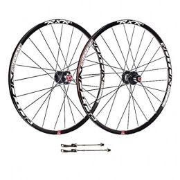 ZNND Mountain Bike Wheel ZNND 27.5 Inch Bike Wheelset All-aluminum Hub Mountain Bike Disc Brake Wheel Set 5 Palin Quick Release Barrel Shaft (Color : Black, Size : 27.5inch)