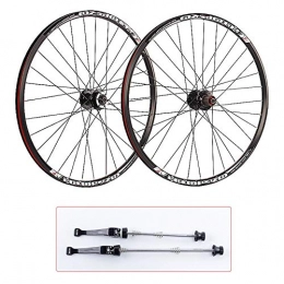 ZNND Spares ZNND 27.5 Inch Mountain Bike Wheelset, 26" MTB Disc Brake Card Type Quick Release Hub 700C Aluminum Alloy Rim (Size : 26inch)
