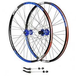 ZNND Mountain Bike Wheel ZNND 27.5" Mountain Bicycle Wheelset, Double Wall Quick Release MTB Rim Sealed Bearings Disc Brake 8 9 10 Speed V-Brake (Size : 27.5inch)
