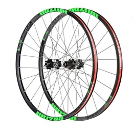 ZNND Mountain Bike Wheel ZNND 27.5" Mountain Bike Wheels, Double Wall MTB Quick Release V-Brake 24 Hole 8 / 9 / 10 / 11 Speed Only 1720g (color : D, Size : 27.5inch)