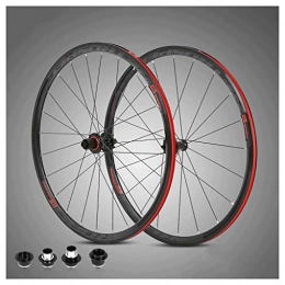 ZNND Mountain Bike Wheel ZNND 27.5" Mountain Bike Wheels, Double Wall MTB Rim Sealed Bearings Hub Quick Release 8 / 9 / 10 / 11Speed Black, 700C (Size : 27.5inch)