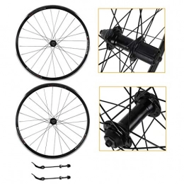 ZNND Spares ZNND 700C Cycling Wheels, Double Wall MTB Rim Quick Release V-Brake Hybrid / Mountain Bike 32 Hole Disc 7 8 9 10 Speed (Size : 26 inch)