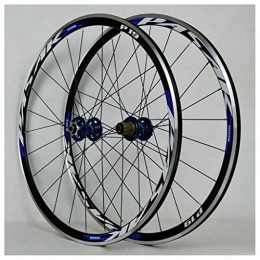 ZNND Mountain Bike Wheel ZNND 700C Mountain Bike Wheelset, Bicycle Double Wall MTB Rim Quick Release V-Brake Hybrid / Hole Disc 7 8 9 10 Speed (color : C, Size : 700c)