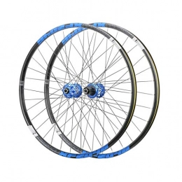 ZNND Spares ZNND Bicycle Wheelset 26 27.5 29 In Mountain Bike Wheel Double Layer Alloy Rim Sealed Bearing Disc Brake 6 Pawl 72 Click Quick Release 8-11Speed (Color : F, Size : 29in)