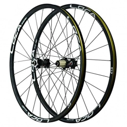 ZNND Mountain Bike Wheel ZNND Bike Wheelset, Quick Release Wheels Mountain Bike 26 / 27.5 / 29 Inch Straight Pull 4 Bearing Disc Brake Wheel (Color : Black, Size : 27.5IN)