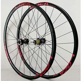 ZNND Spares ZNND Cycling Wheelset 26 27.5 29in 700C Bike Wheels Mountain Road Bicycle Front Rear Rim Ultralight Alloy Hub Thru Axle 8-12 Speed Disc Brake (Color : Black hub, Size : 27.5in)