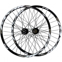 ZNND Mountain Bike Wheel ZNND Cycling Wheelsets, 15 / 12MM Barrel Shaft Mountain Bike Bicycle Wheel Set Double Deck Rim Disc Brake 7 / 8 / 9 / 10 / 11 Speed (Color : Gold, Size : 26in / 15mmaxis)