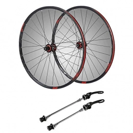ZNND Mountain Bike Wheel ZNND Mountain Bicycle Wheelset, 27.5" Double Wall MTB Rim Quick Release V-Brake 24 Hole 8 / 9 / 10 / 11 Speed (color : A)