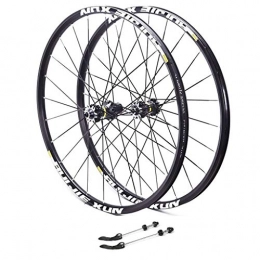 ZNND Mountain Bike Wheel ZNND Mountain Bike 26, Bike Bicycle Wheelset Aluminum Alloy Double Wall Rim Disc V-Brake Sealed Bearings 8 / 9 / 10 / 11 Speed (Color : B, Size : 26inch)