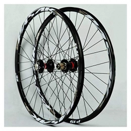 ZNND Mountain Bike Wheel ZNND Mountain Bike Double Wall Wheelset 26 27.5 29 Inch MTB Wheelsets Rim With QR Disc Brake 7 / 8 / 9 / 10 / 11 Speed 4 Palin Bearing Hub 32H (Color : B, Size : 27.5in)