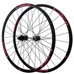 ZNND Mountain Bike Wheel ZNND Mountain Bike Quick Release Wheel Set 26 / 27.5 / 29 Inch Straight Pull Disc Brake Wheel Small Spline 12 Speed (Color : Red, Size : 26in)