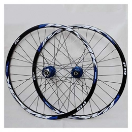 ZNND Spares ZNND Mountain Bike Wheelset 26 / 27.5 / 29 Inch Double Layer Rim Bicycle Wheel Disc Brake 7-11 Speed Palin Bearing Hub Quick Release 32H (Color : C, Size : 29in)