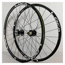 ZNND Spares ZNND Mountain Bike Wheelset 26 / 27.5 / 29 Inches Double Wall Alloy MTB Rim Disc Brake Sealed Bearing QR 7 / 8 / 9 / 10 / 11 / 12 Speed 24H (Color : E, Size : 29in)