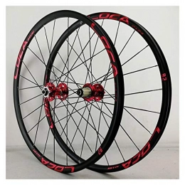 ZNND Mountain Bike Wheel ZNND Mountain Bike Wheelset 26 / 27.5 Inch Double Wall Alloy Rim 24 Hole Disc Brake Quick Release Sealed Bearing 8-12 Speed Card Hub (Color : B, Size : 27.5in)