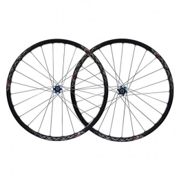 ZNND Mountain Bike Wheel ZNND Mountain Bike Wheelset 26 Inch Double Wall MTB Rim Quick Release Disc Brake Palin Bearing 8 9 10 Speed With Straight Pull Hub 24 Holes (Color : B)