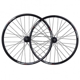 ZNND Spares ZNND Mountain Bike Wheelset 26 MTB Bike Front And Rear Double Wall Alloy Rims Disc Brake Cassette Fiywheel Hub QR 7 / 8 / 9 / 10 Speed 32H (Color : B)