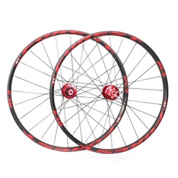 ZNND Mountain Bike Wheel ZNND Mountain Bike Wheelset 27.5 26 Double Wall Cycling Wheels Quick Release Sealed Bearings Hub 24 Hole Disc Brake 8 9 10 11 Speed (Color : C, Size : 27.5in)