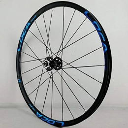 ZNND Mountain Bike Wheel ZNND Mountain Bike Wheelset 27.5 Double Wall Aluminum Alloy Disc Brake Cycling Bicycle Wheels 24 Hole Rim QR 8-12 Speed Freewheel Set 6 Pawl (Color : E)