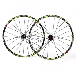 ZNND Spares ZNND Mountain Bike Wheelset, 27.5" Double Wall MTB Rim Quick Release V-Brake Hybrid / Hole Disc 7 8 9 10 Speed (color : C, Size : 27.5inch)