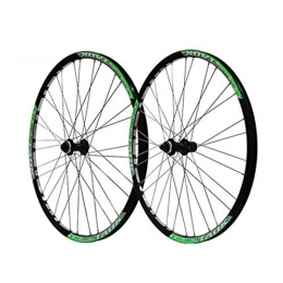 ZNND Mountain Bike Wheel ZNND Mountain Bike Wheelset 27.5 Quick Release Disc Brake Double Wall Alloy Rim Tires 1.5-2.1" MTB 7 8 9 Speed 32 Hole (Color : C)