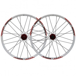 ZNND Spares ZNND Mtb Wheels 24 Inch Mountain Bike Wheelset Quick Release Hub Aluminum Alloy Double Wall Rim Disc Brake 7 8 9 Speed (Color : D)