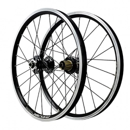 ZPPZYE Spares ZPPZYE 20 Inch MTB Wheelset, Aluminum Alloy Bicycle V Brake Hybrid / Mountain Rim Sealed Bearing Wheel 24 Hole for 7-12 Speed (Size : 20 inch)