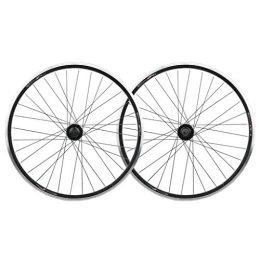 ZWB Spares ZWB Bike Wheels Alloy Mountain Disc Double Wall Mounted 20 / 26inch Bearing Folding Bicycle Wheel Mountain Bike Racing Wheelset Bicycle Wheelset (Color : V Disc brake Wheel set, Size : 20in)