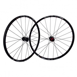 ZWB Spares ZWB Mountain Bike Wheelset 26 In / 27.5 Inch Double Wall MTB Rim Ultralight Carbon Fiber Wheel Quick Release 24h 7 / 8 / 9 / 10 / 11 Speed Bicycle Hub (Color : Black wheel set, Size : 26 in)