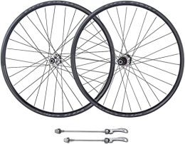 ZXTING Spares ZXTING Mountain Bike Wheelset 26" 27.5" 29" Bicycle Rim Disc Brake Wheelset MTB Thru Axle Front Rear Wheels 32 Holes Hub for 8 9 10 11 12 Speed Cassette (Color : Silver, Size : 26inch)