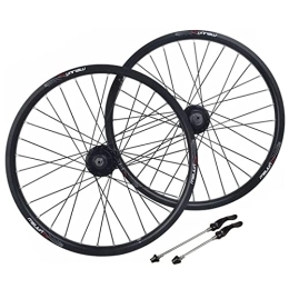 ZXTING Spares ZXTING Wheelset 26Inch Bike Rim Disc Brake Quick Release Hub 32 Holes for 7 8 9 10 Speed Cassette, Mountain Bike Alloy Wheels (Color : A)