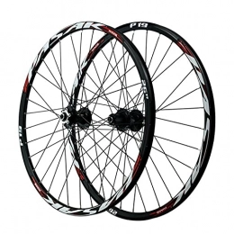 ZYHDDYJ Spares ZYHDDYJ Bicycle Wheelset Mountain Bike Wheelset 26 / 27.5 / 29 Inch Disc Brake Aluminum Alloy Rim 32 Holes Quick Release Fit 7 / 8 / 9 / 10 / 11 / 12 Speed Cassette (Color : Red, Size : 29inch)