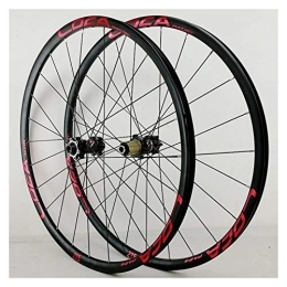 ZYHDDYJ Spares ZYHDDYJ Bicycle Wheelset Mountain Bike Wheelset 26 / 27.5 / 29 Inch Disc Brake Bicycle Wheel Alloy Rim MTB 8-12 Speed With Straight Pull Hub 24 Holes (Color : E, Size : 26in)