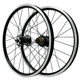 ZYHDDYJ Spares ZYHDDYJ Bicycle Wheelset Mountain Bike Wheelset MTB Bicycle Wheelset 20 22inch Disc / V Brake Quick Release Aluminum Alloy 24H For 7-12 Speed (Size : 20 INCH)